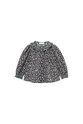 MANGO Navy Blue Baby Girl Blouse 77057926