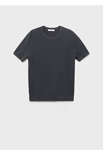 MANGO Asphalt Color Men's T-Shirt 77050348