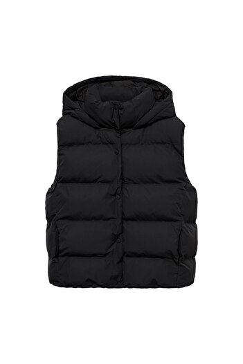 MANGO Woman Black Girl's Vest 77035630
