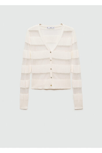 MANGO White Women's Cardigan 77924066