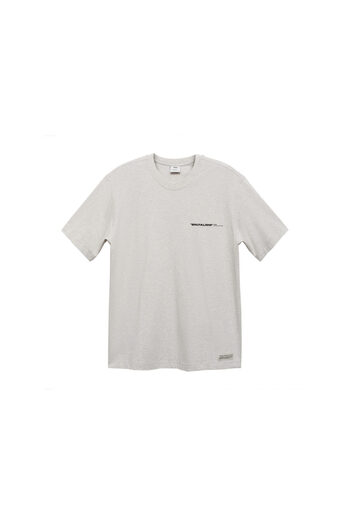 MANGO Hellgraues Herren-T-Shirt 77025151