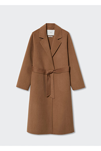MANGO Woman Belted Handmade Coat
