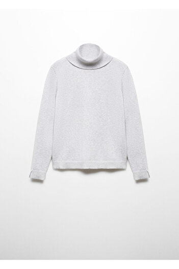 MANGO Woman Light Gray Girl's Sweater 57966310