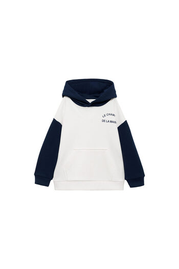 MANGO Broken White Baby Boy Sweatshirt 77063278