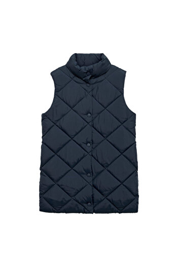 MANGO Navy Blue Girl's Vest 77093266