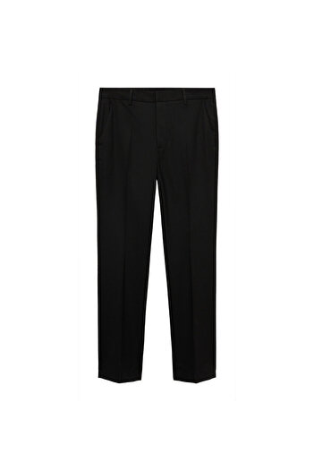 MANGO Boy's Black Trousers