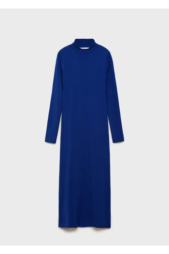 MANGO Electric Blue Women's Dress 77026723