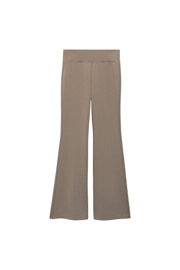 MANGO Mole Gray Women's Trousers 87093274