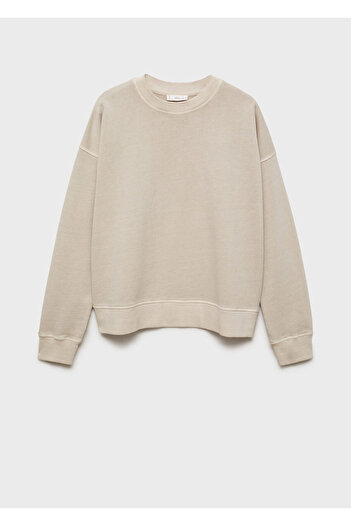 MANGO Natural Girl's Sweatshirt 77038273