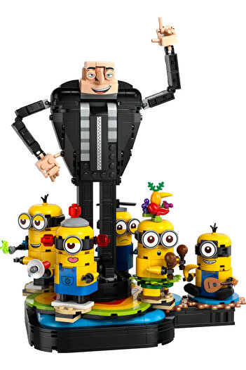 LEGO لعبة Despicable Me 4 Gru and Minions - للأعمار من 9 سنوات فما فوق، 839 قطعة