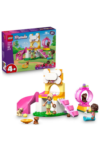LEGO ®   ملعب الكلاب الصغيرة فريندز 42665 - مجموعة ألعاب إبداعية للأطفال من عمر 4 سنوات فما فوق (66 قطعة)