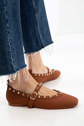 SOHO Taba Matte Satin Women's Ballerinas 20994