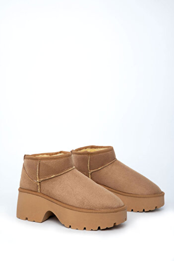 SOHO Γυναικείες μπότες και μποτάκια Camel Suede 21054