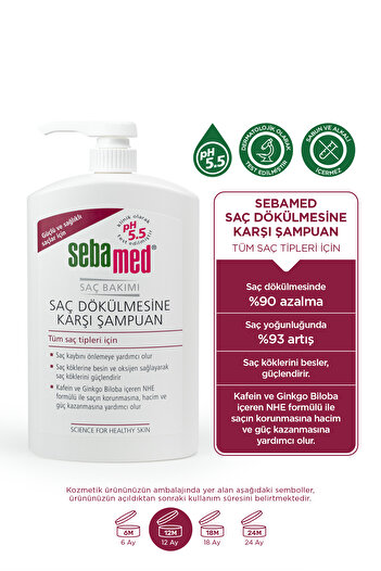 Sebamed Anti-Hair Loss Strengthening Shampoo 1000 ml - with Mirror Gift