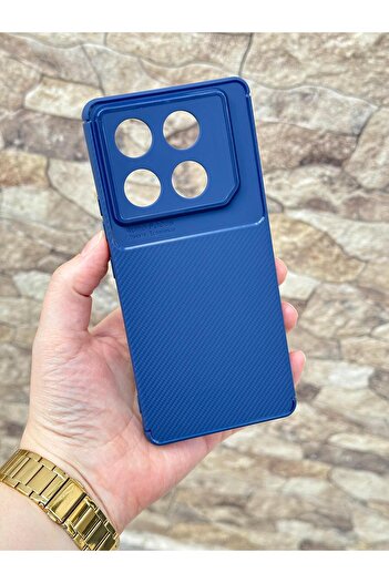 Vip Case Infi̇ni̇x Gt 20 Pro Silicone Tough Carbon Case with Camera Protection and No Color Off Protrusion