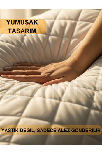 BEYLİNİ 2-Piece Pillow Protector Liquid-Proof Quilted Zippered Washable Anti-Allergic Pillow Protector 50X70 cm