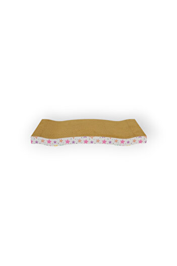 Rotipet Cardboard Cat Scratching Velva 43.5X21X4Cm Star Patterned