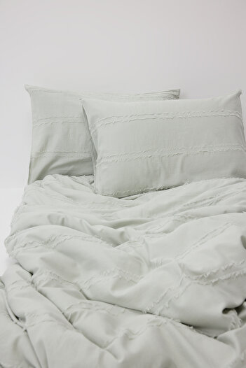 TRENDYOLMİLLA HOME Double Size 100% Cotton Tassel Detailed Boho Duvet Cover Set Tphaw26Ckn00000