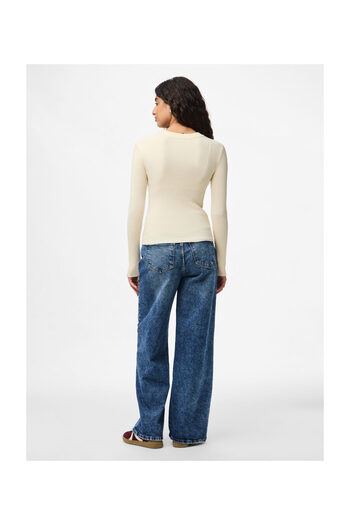 PIECES PCMIRA ΝΕΟ LS O-NECK KNIT NOOS BC