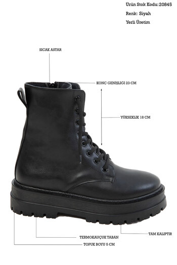 SOHO Black Women's Boots & Booties 20845