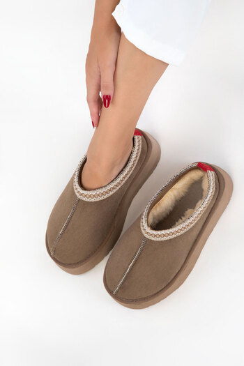 SOHO Γυναικείες μπότες Mink Suede - 19762 Model Bootie