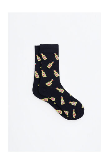 LEFTIES Man Pack of 5 Pairs of Printed Long Socks