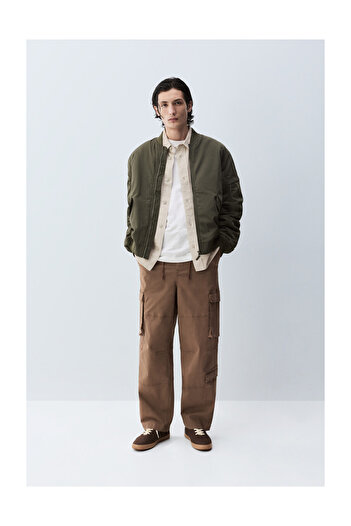 LEFTIES Basic Padded Bomber Jacket