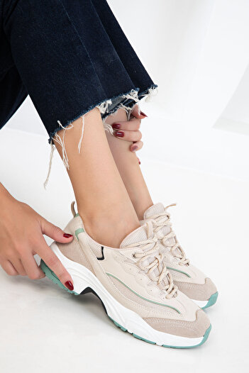 SOHO Beige Women's Sneaker 20883