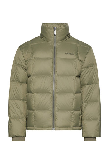 Calvin Klein Ls Nylon Quilted Detachable Hood
