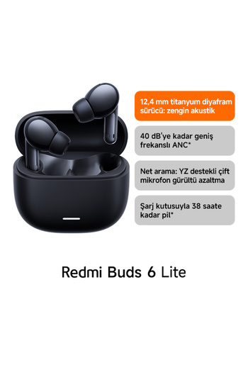 Xiaomi Redmi Buds 6 Lite - Siyah