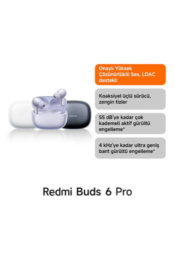 Xiaomi Xiaomi Redmi Buds 6 Pro BHR9307GL - Space Black