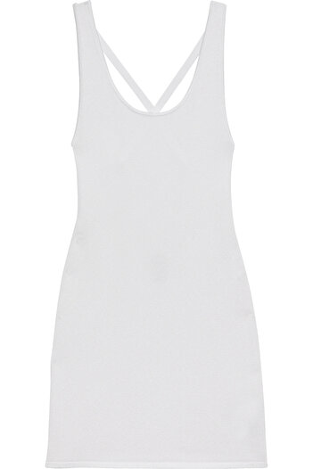 Calvin Klein Rochie Novelty Sheen cu spatele încrucișat