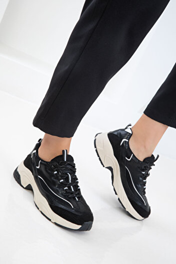 SOHO Black Women's Sneaker 20883