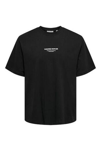 Only & Sons Male circular knit t-