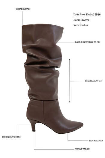 SOHO Brown Women's Boots 17546