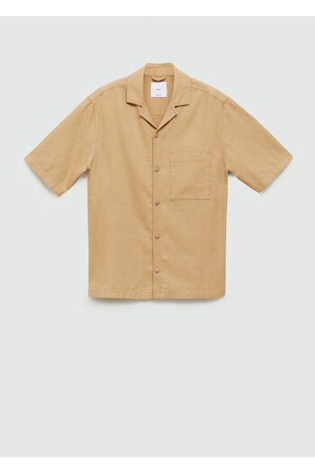 MANGO Earth Color Men's Shirt 77060599
