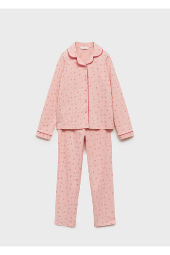 MANGO Pink Girl's Pajama Bottoms 77019034