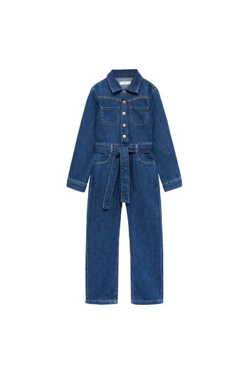 MANGO Dark Denim Girl's Suit 77062541