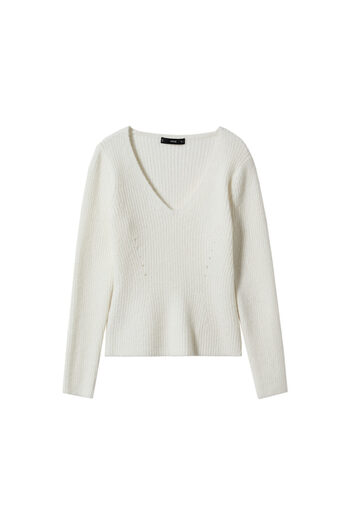 MANGO Woman Natural Women's Adult Sweater37089086