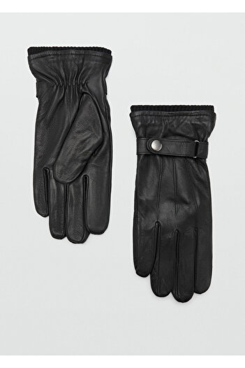 MANGO Black Men's Gloves 77067921