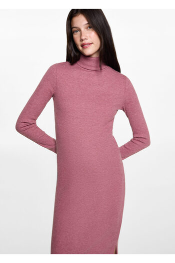 MANGO Pastel Pembe Kız Çocuk Elbise 77025986