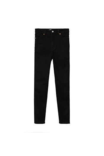 MANGO Woman Black Denim Women's Trousers47000157
