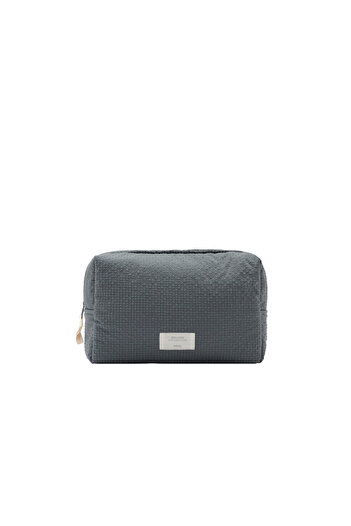 MANGO Anthrazitfarbene Unisex-Baby-Make-up-Tasche 77046748