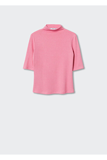 MANGO Woman Ροζ Γυναικείο T-Shirt 37004387