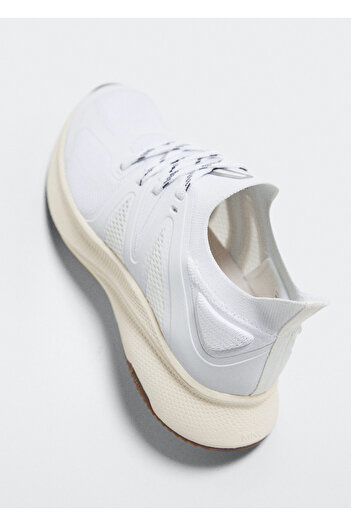 MANGO Woman Beyaz Kadın Sneaker 37042505