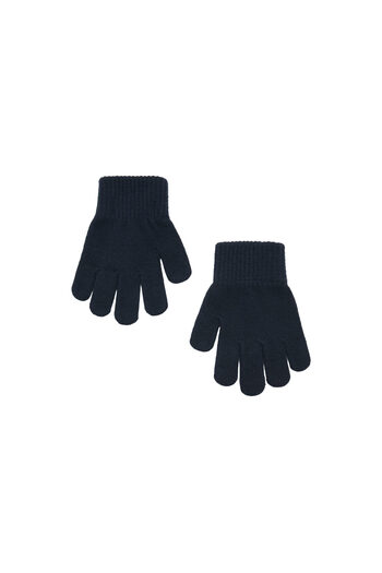 MANGO Navy Blue Baby Boy Gloves 77045991