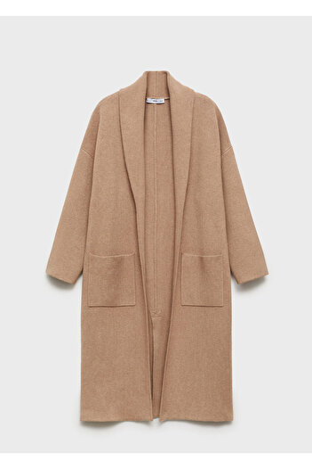 MANGO Mole Gray Women's Coat 77083666