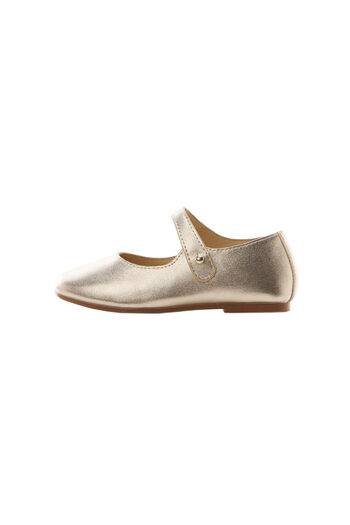 MANGO Baby Girl Gold Classic Shoes 67176739