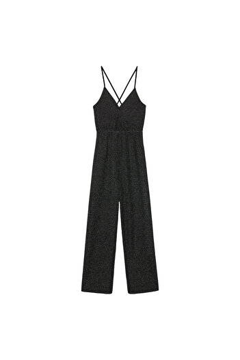 MANGO Black Girl's Jumpsuit 77069065