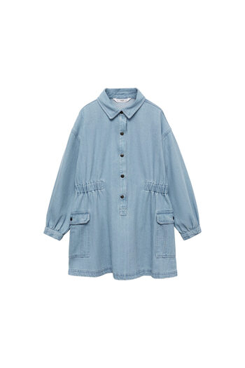 MANGO Blue Girl's Dress 77044783